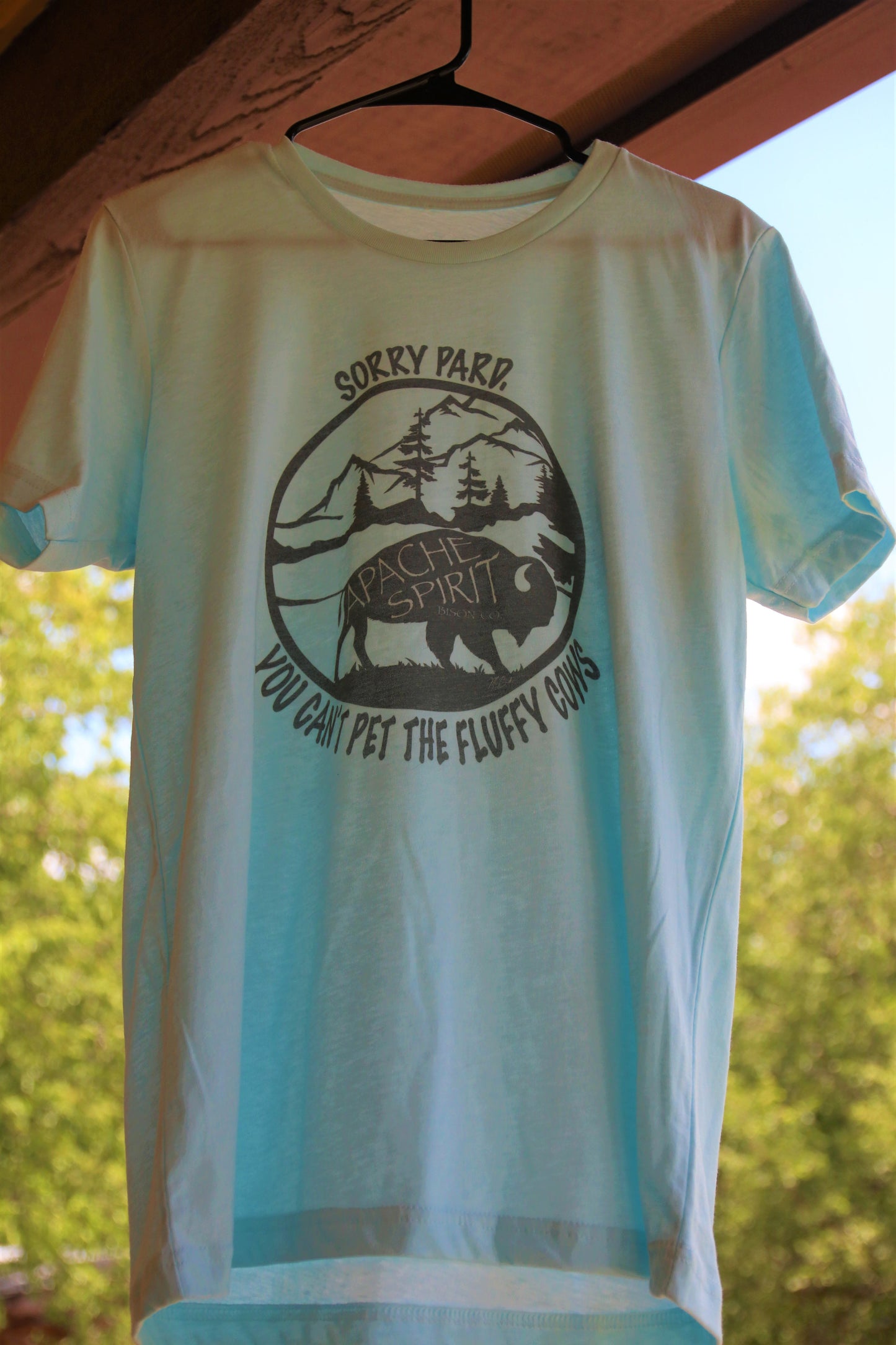 Sorry Pard T-Shirt (Ice Blue)